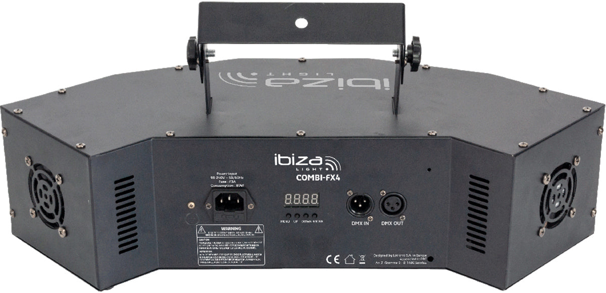 Ibiza Starwash 3-in-1 valoefekti DMX:llä