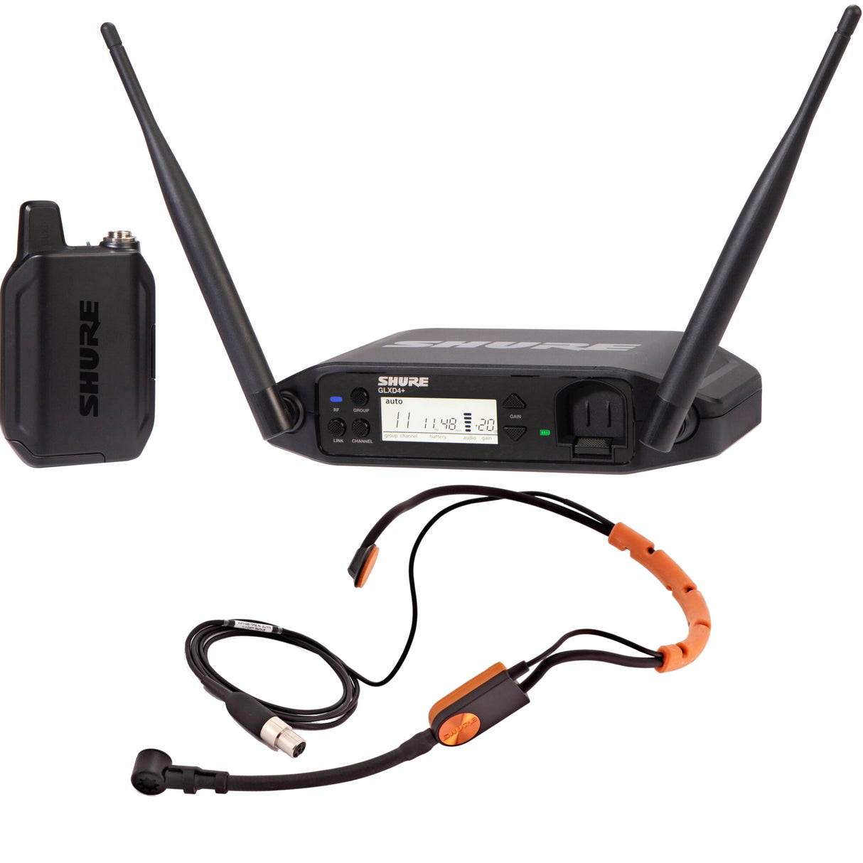 Shure Langattomat kuulokkeet GLXD14+ SM31 (2,4 + 5,8 GHz)