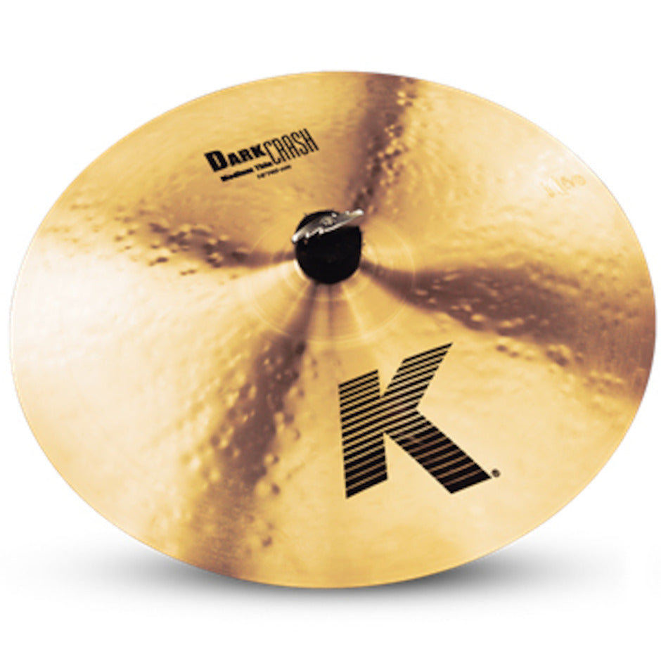 Zildjian 16" K Dark Medium Thin Crash -teline 16" K Dark Medium Thin Crash -teline