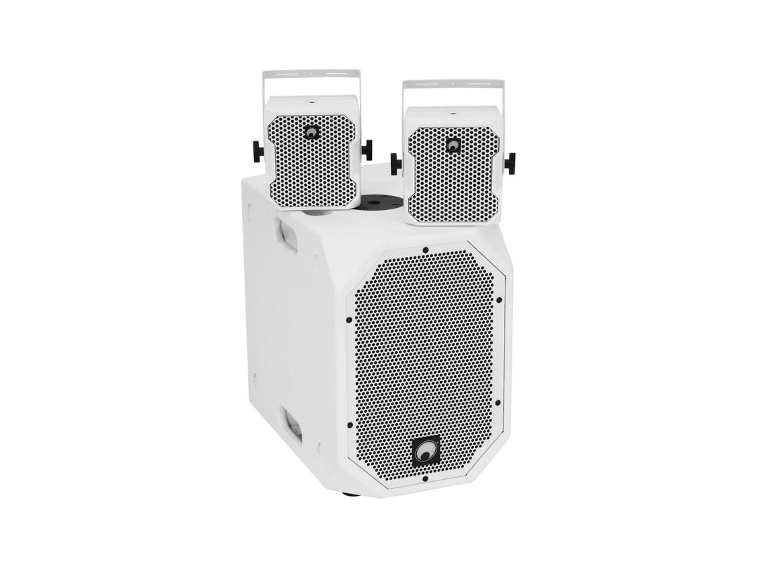 OMNITRONIC BOB-10A wh -sarja + 2x BOB-4 wh