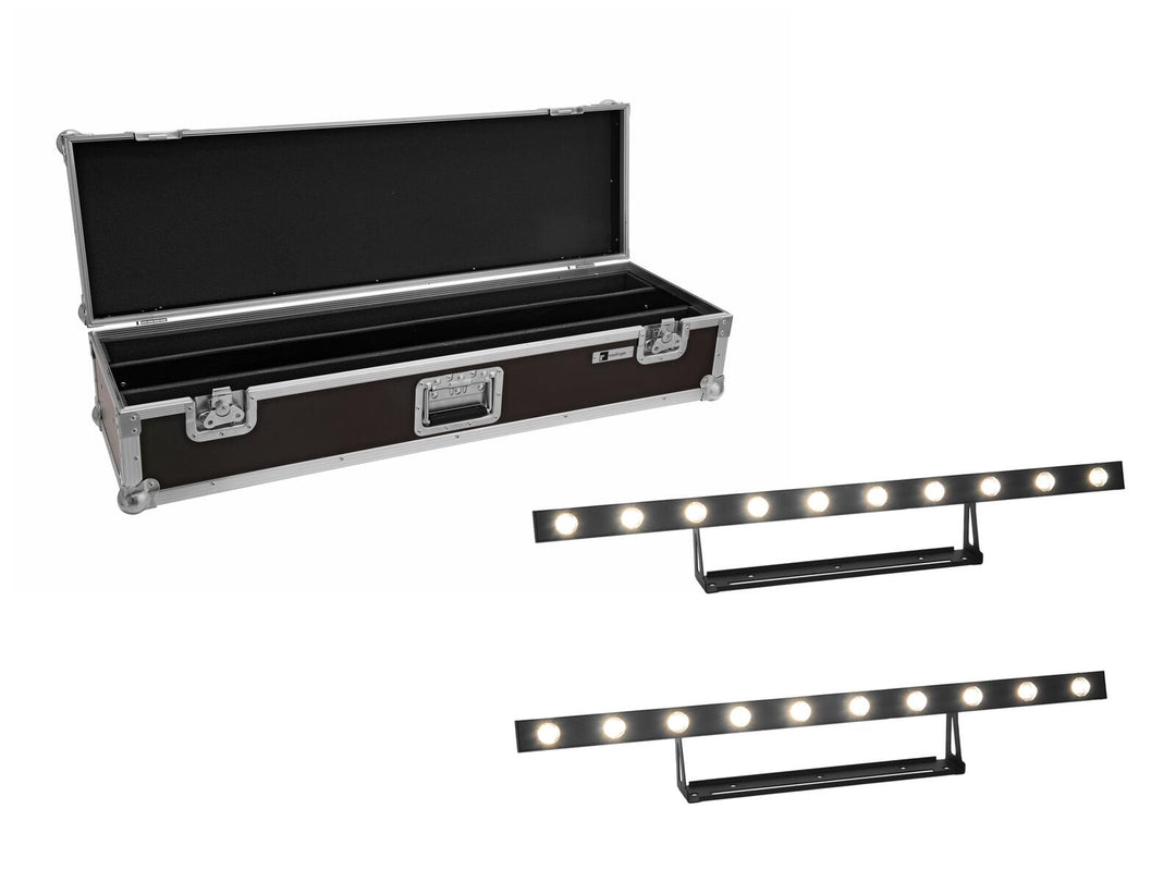 EUROLITE set 2x LED STP-10 Sunbar 3200K 10x5W Light Bar + laukku