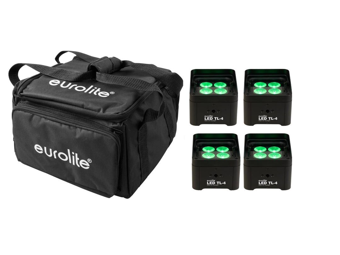 EUROLITE Set 4x LED TL-4 Trusslight + pehmeä laukku