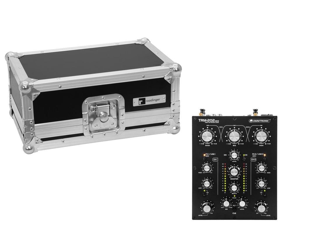 OMNITRONIC setti TRM-202MK3 + kotelo
