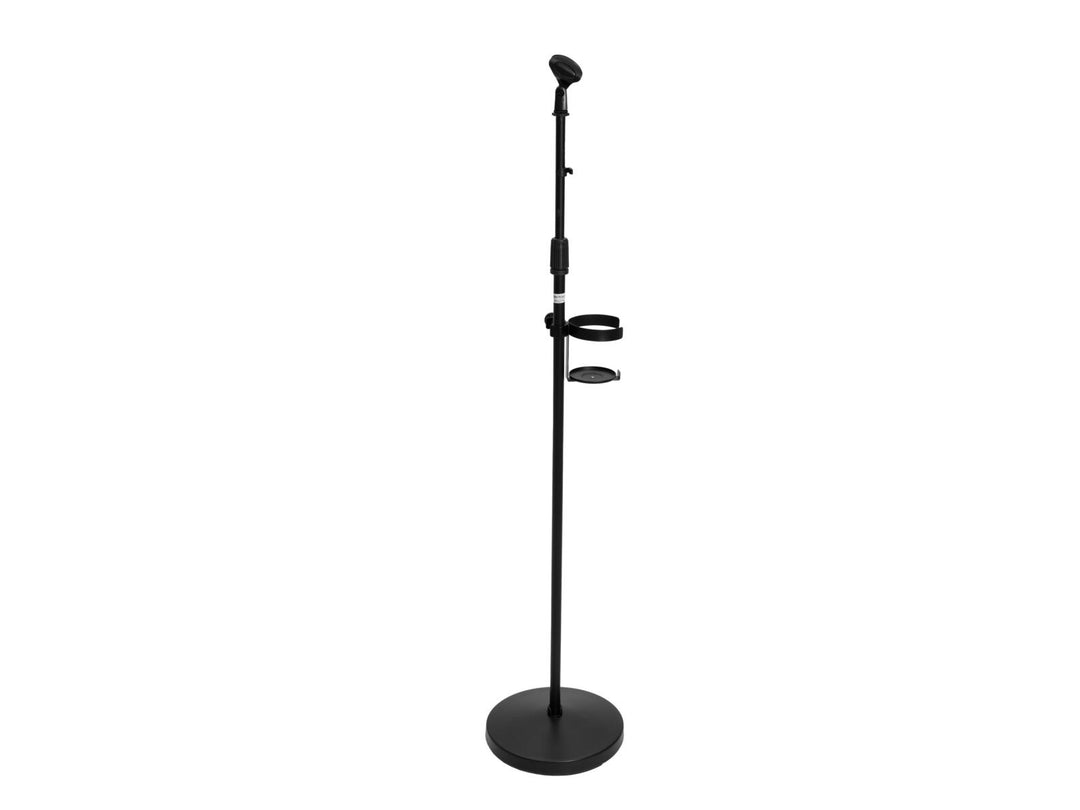OMNITRONIC Set mikrofonistandille desinfiointiaineelle, musta