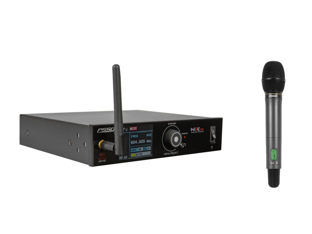 PSSO Set WISE ONE + Dyn. langaton mikrofoni 823-832/863-865MHz