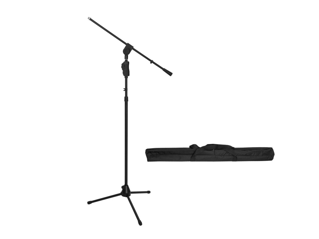 OMNITRONIC Setti mikrofonijalusta MS-3 bk + laukku