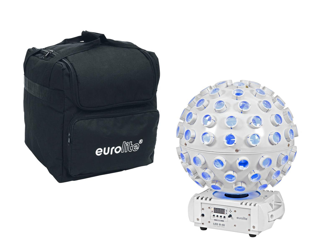 EUROLITE Set LED B-40 Laser Beam Effect wh + pehmeä laukku