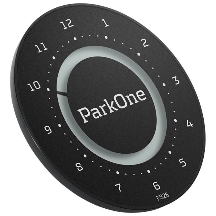 ParkOne2 Pysäköintikiekko (Musta)