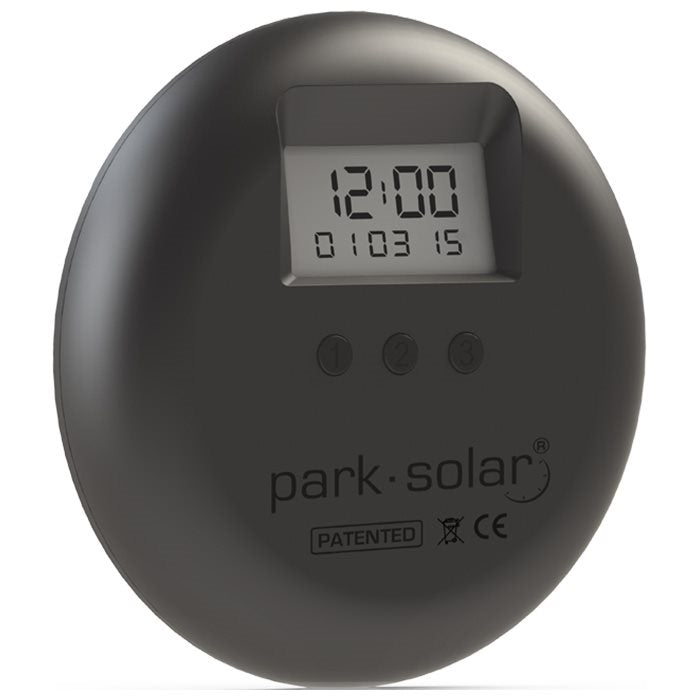 Park Solar Pysäköintikello, Musta