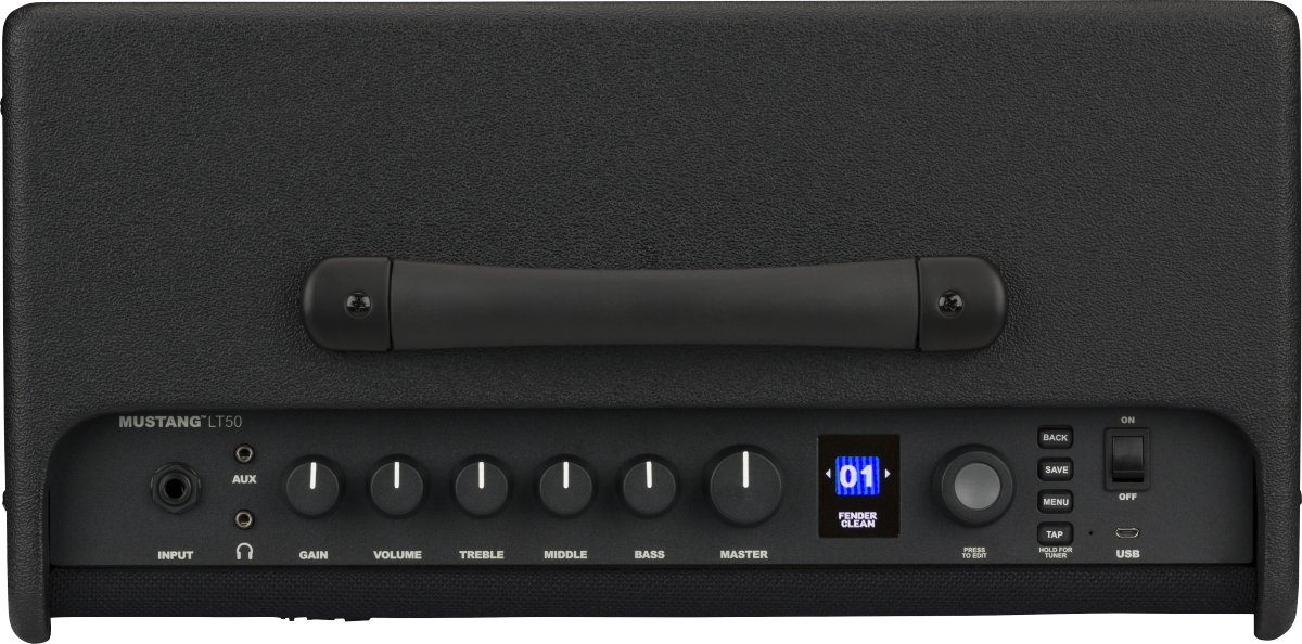 Fender Mustang LT50 Combo-kitaravahvistin Mustang LT50 Combo Guitar Amplifier