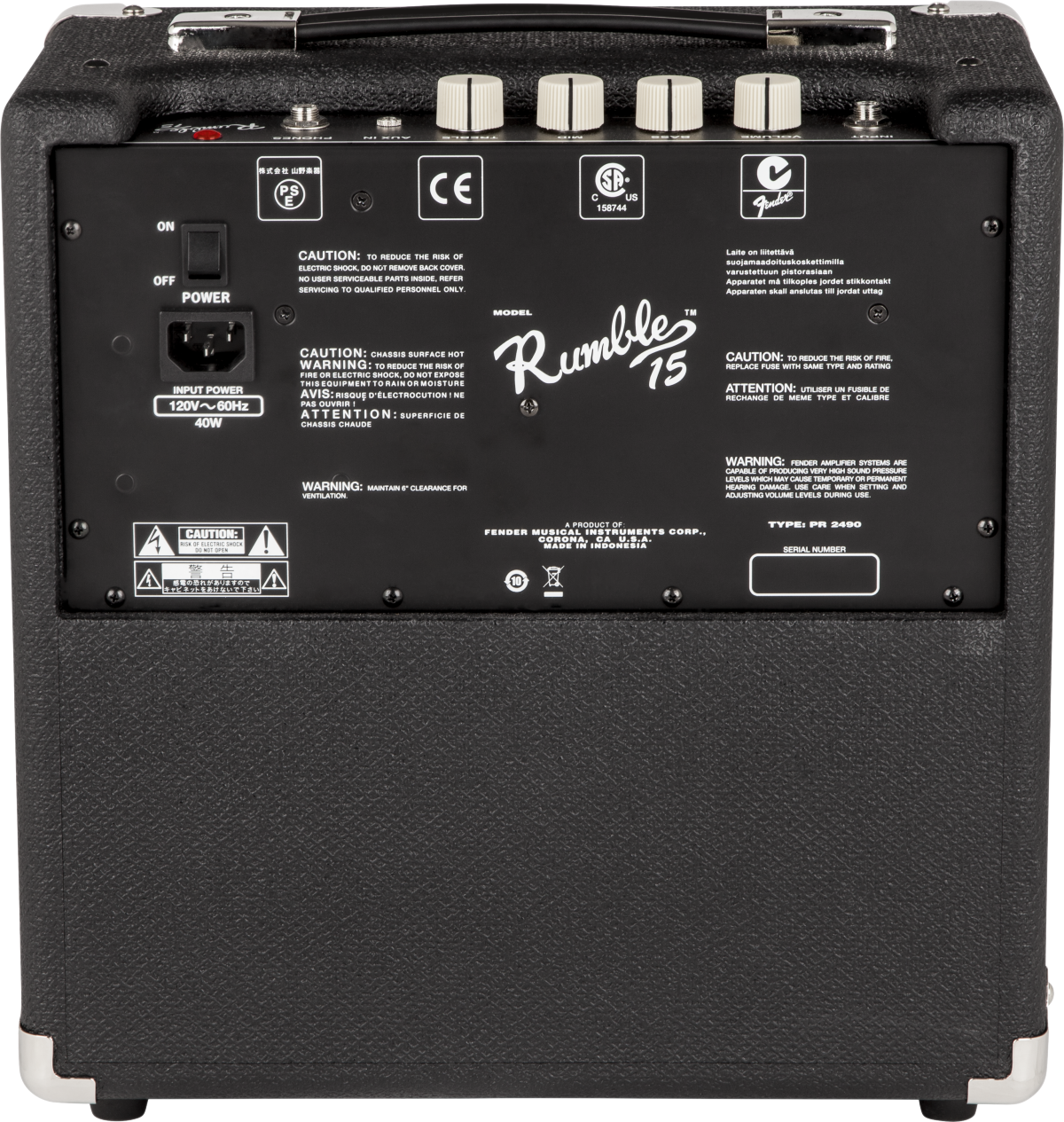 Fender Rumble 15 Bassovahvistin