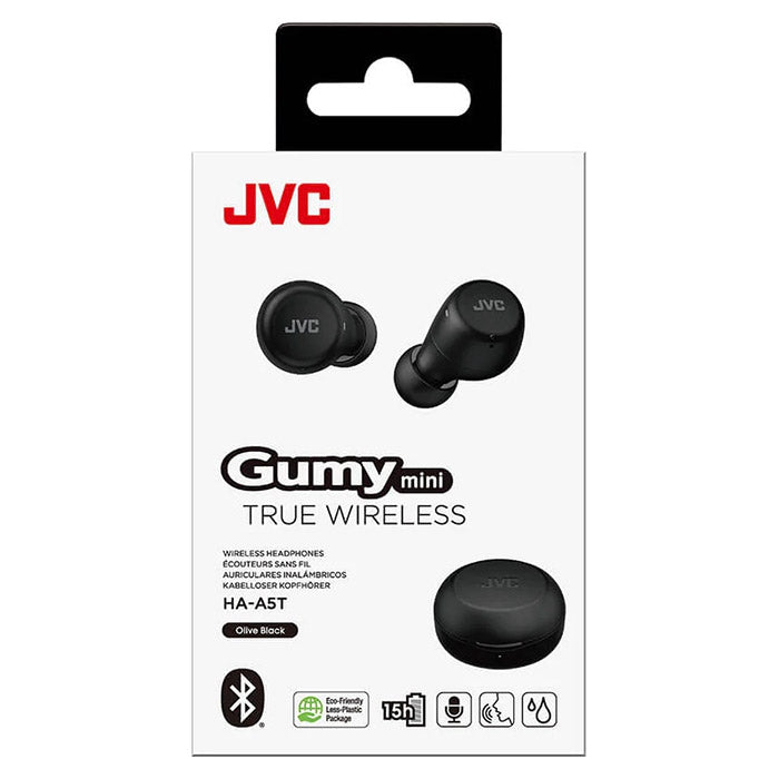 JVC HAA6TBU mustat true wireless -kuulokkeet