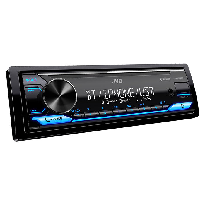 JVC KD-X382BT autoradio RDS-virittimellä ja Bluetooth 100mm