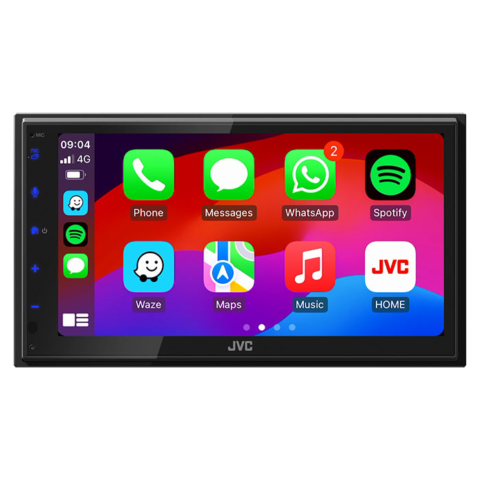 JVC KW-M593BT 2-DIN-radio CarPlaylla ja Android Autolla