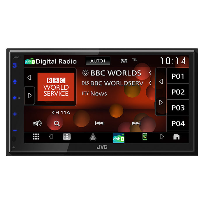 JVC KW-M695DBW Appradio Apple Carplay ja Android Auto