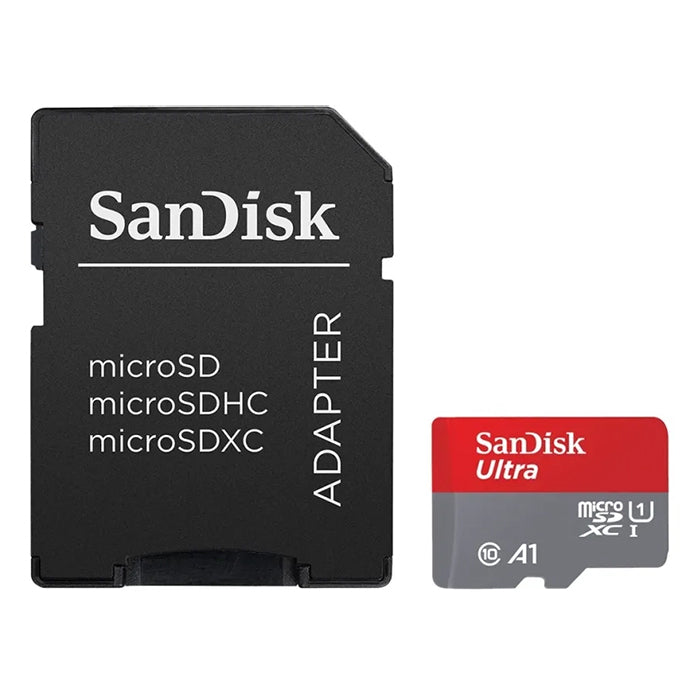 SanDisk Ultra SD-kortti adapterilla, 128 GB