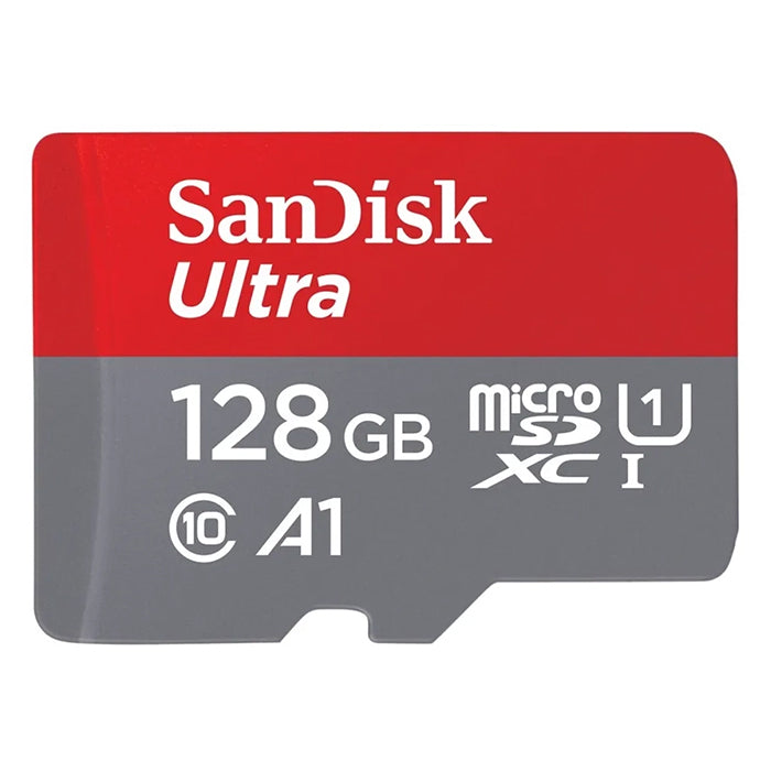 SanDisk Ultra SD-kortti adapterilla, 128 GB