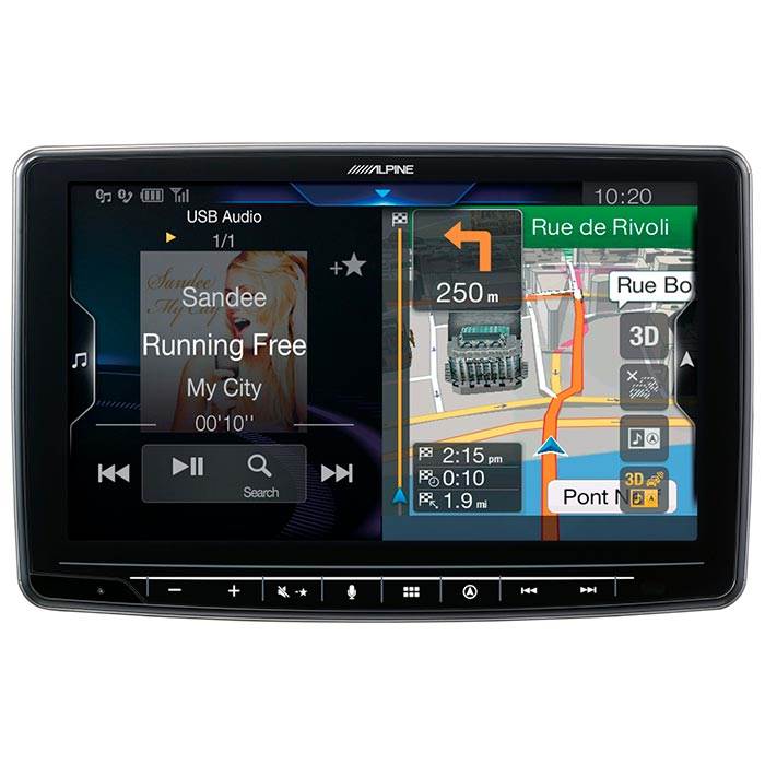 Alpine HALO9 INE-F904D Apple Carplay, Navigointi, Android ja Bluetooth