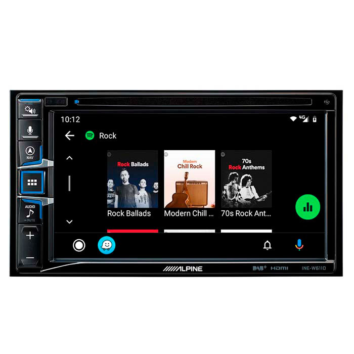 Alpine INE-W611DC 2-DIN-multimedia-asema kuorma-autokartalla