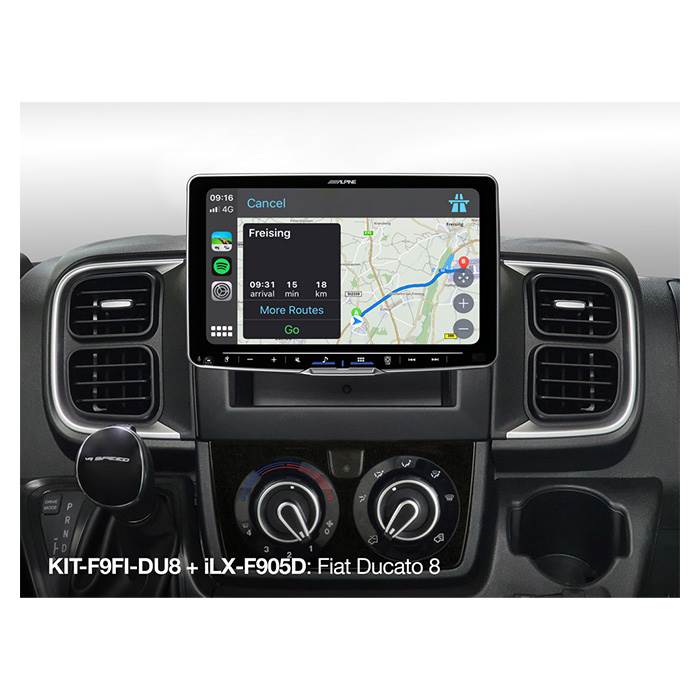 Alpine Asennussarja Fiat Ducato 2022-:lle.