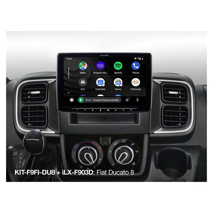 Alpine Asennussarja Fiat Ducato 2022-:lle.