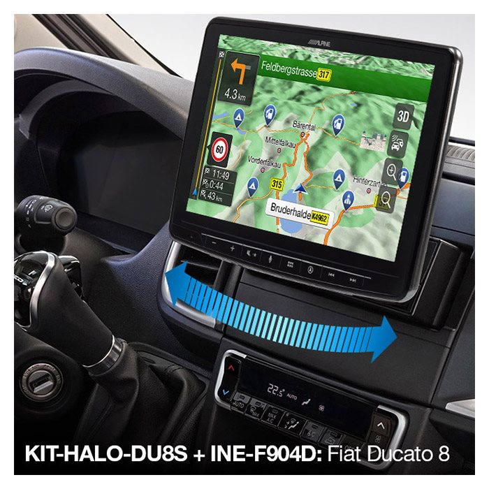 Alpine Halo11 iLX-F115D bundle Fiat Ducato 8:aan