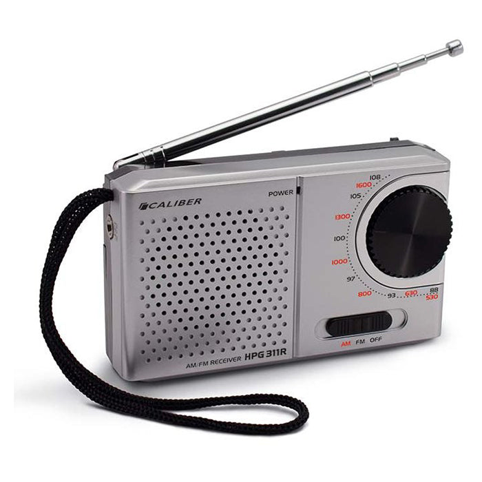 Caliber HPG311R kannettava tasku-FM-radio