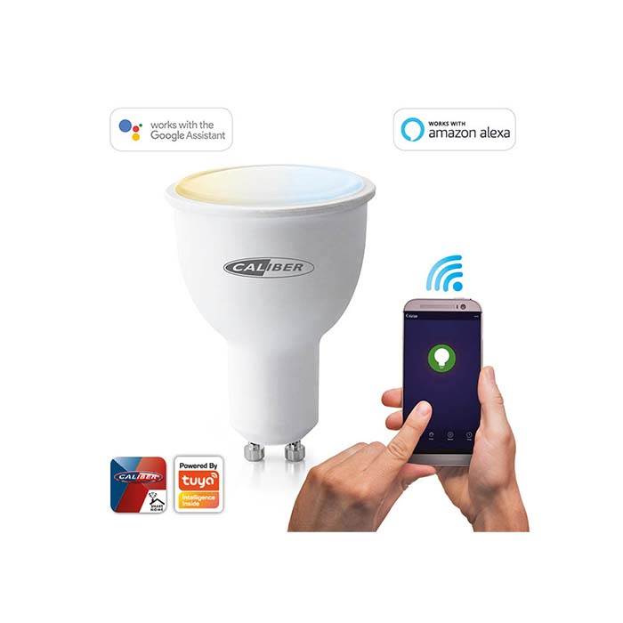 Caliber GU10 Smart Home LED-lamppu, kylmä/lämmin valkoinen