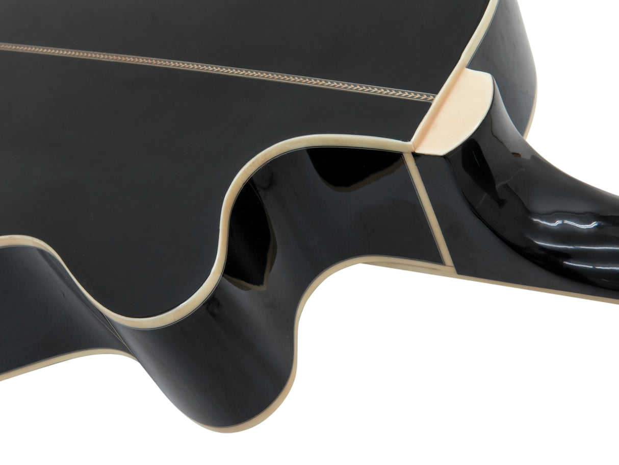 DiMavery AW-400 Western Guitar LH - Musta