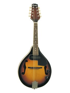 DiMavery ML-003 Mandoliini, jossa on poimuri, Sunburst
