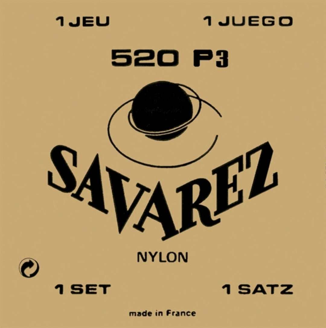 Savarez Strings for classic Kitarat Traditional concert 520 - Set normal G3w (520P3)