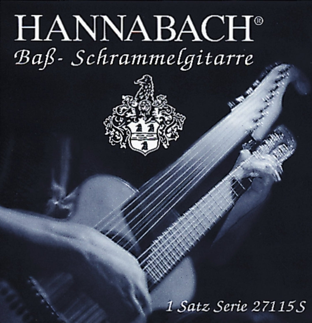 Hannabach basso-/folk-kitaran kielet - Pack 15-kielinen setti (27115S)