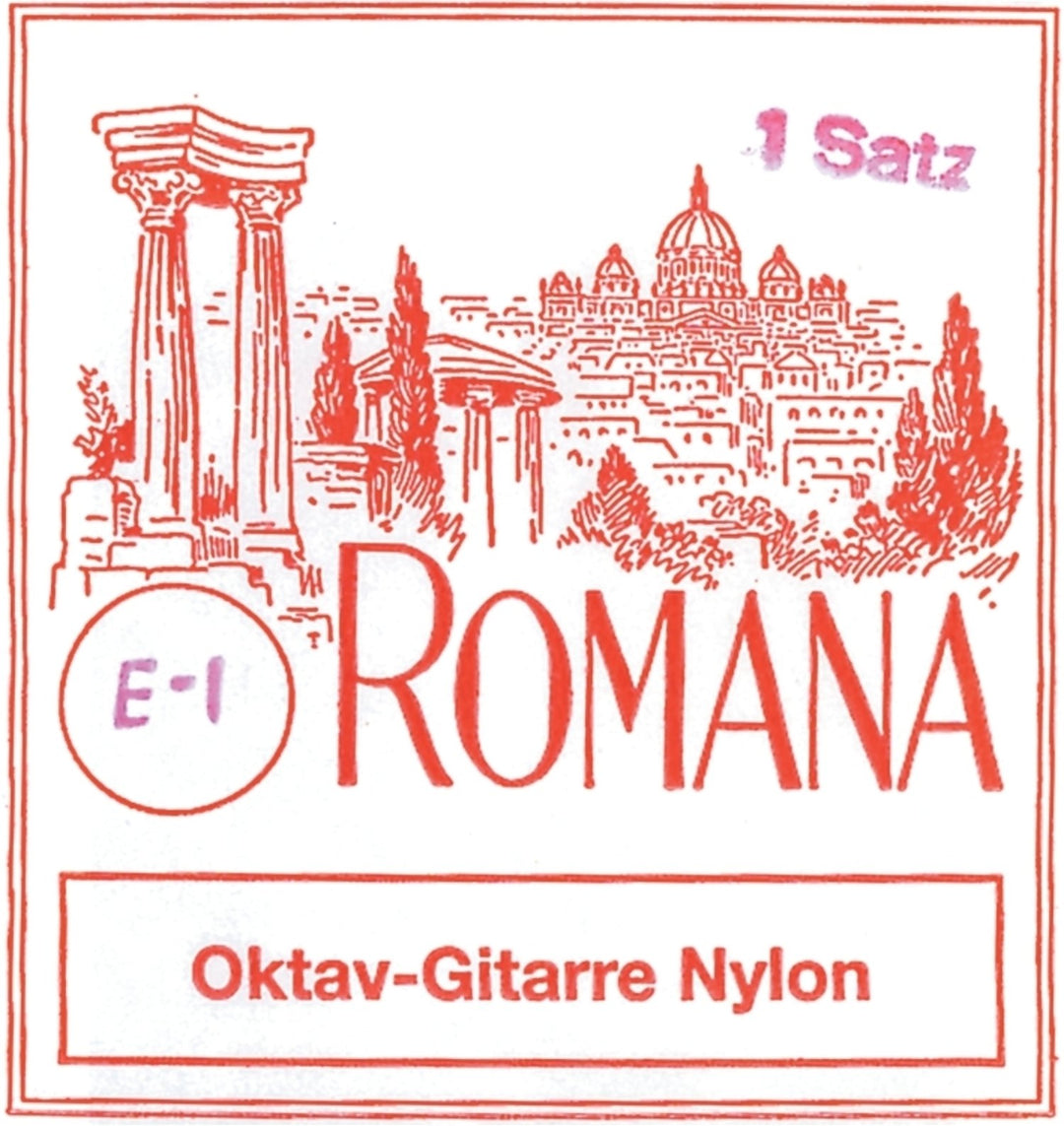 Romana Oktaavikitara-kielet - Terässetti