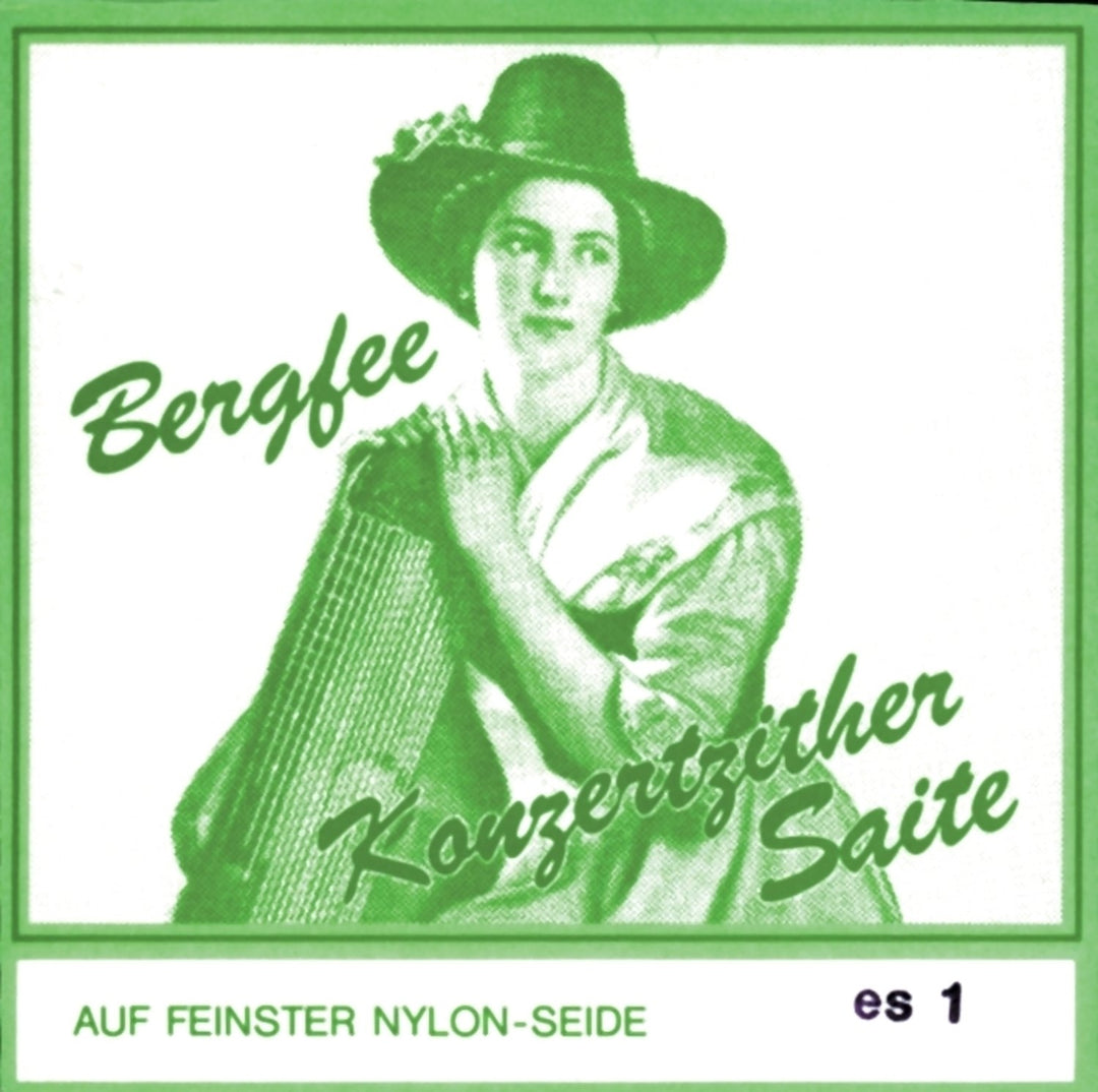 Optima Kieikot zitherille Concert zither Nylon green 1320 - Set (1320.MSBE)