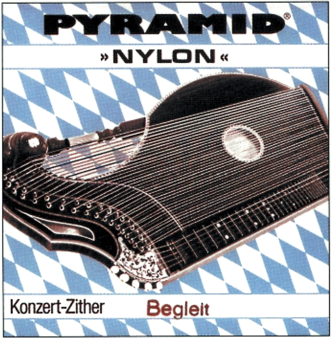Pyramid Kielet zitherille Nylon. Konsertto zither - Set (602/Bg.)