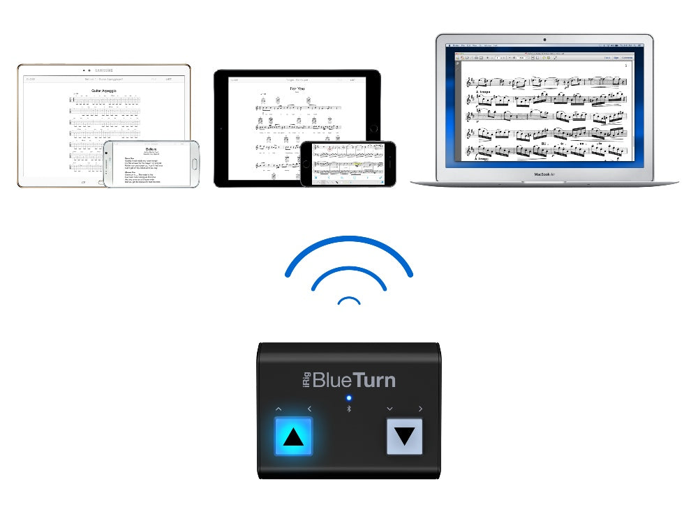 IK Multimedia iRig Blueturn Jalkapedaali iOS:lle