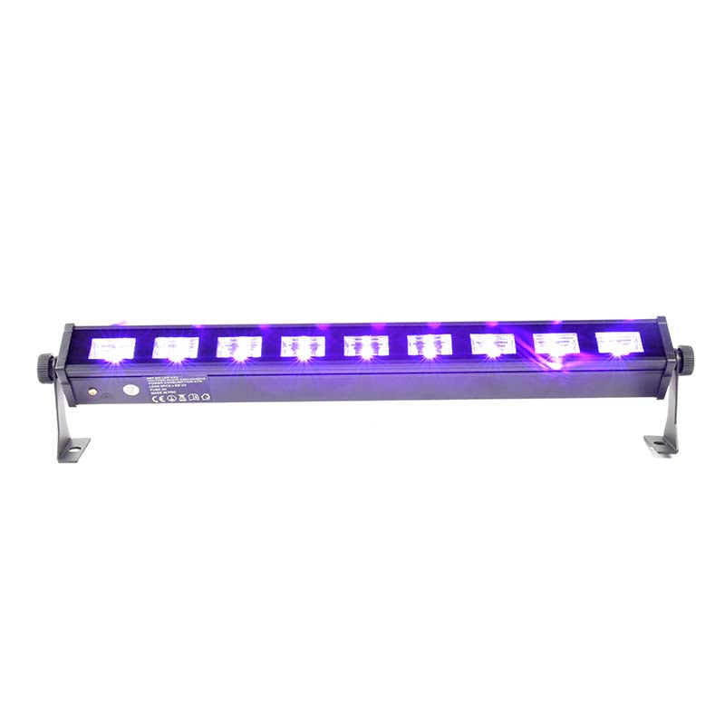 LIGHT4ME LED BAR UV 9 + HVID ammattimainen valokoriste 9x3W