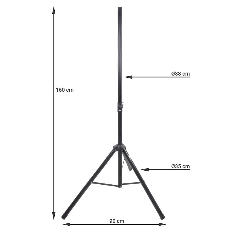 Kaiutinjalusta (120-160cm, 50 kg)