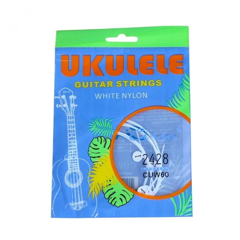 Civin NN US 2428 – Valkoinen ukulele tarvikesarja