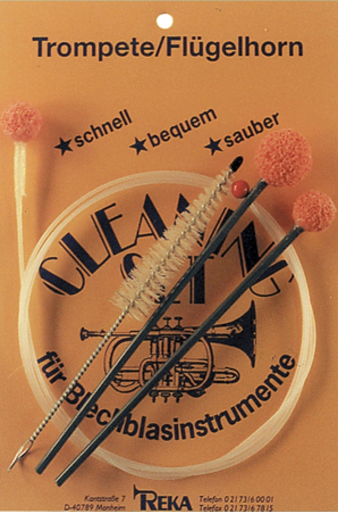 Reka Puhdistussetti Messinkisoittimet - Trumpetti/Flugelhorn/Kornetti