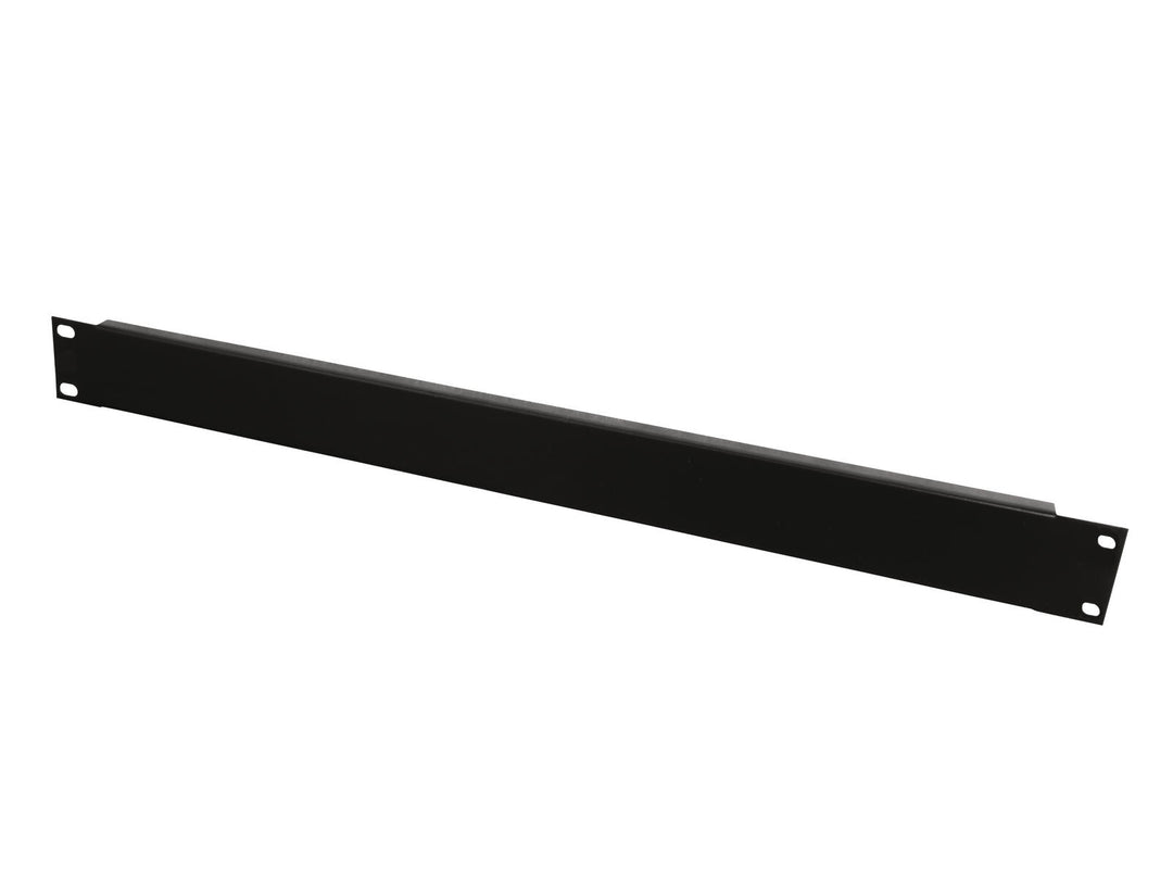 OMNITRONIC etupaneeli Z-19U-muotoinen, teräs, Black 1U