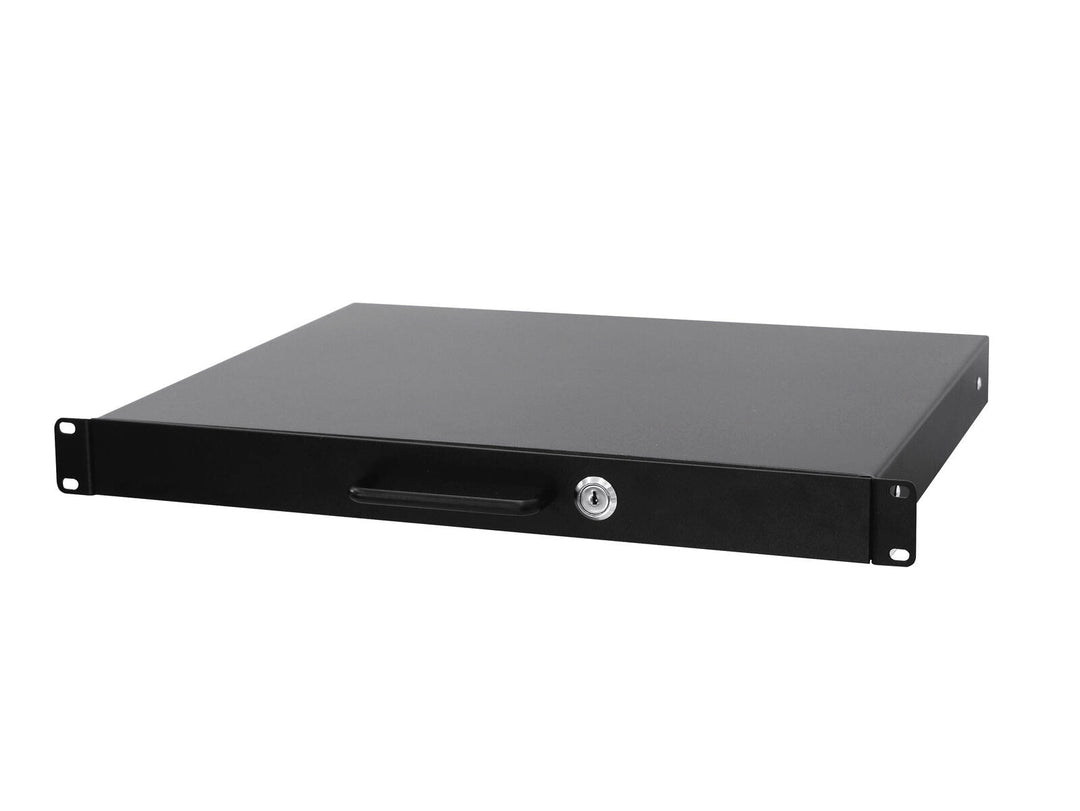 OMNITRONIC Rack-lokero lukolla 1U