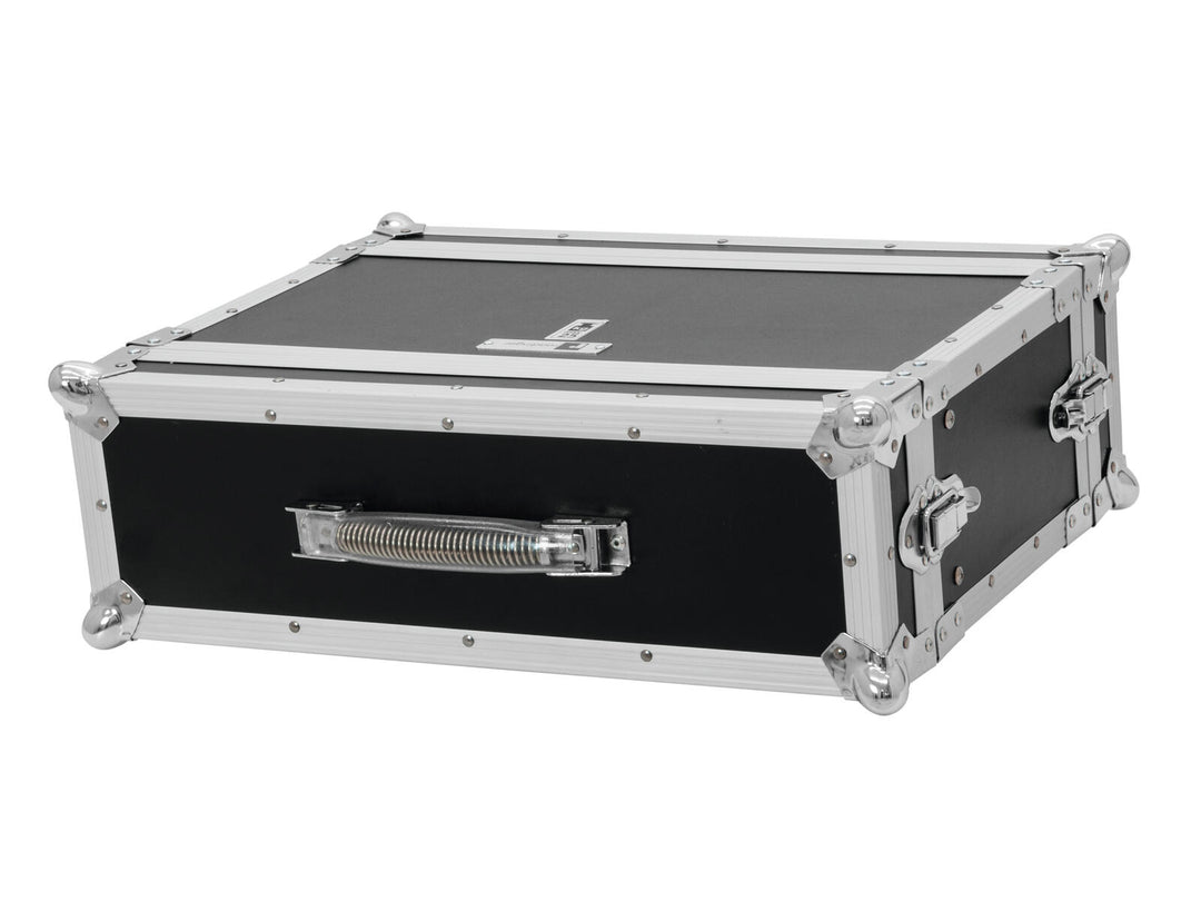 ROADINGER Effect Rack CO DD, 3U, 24cm syvä, musta