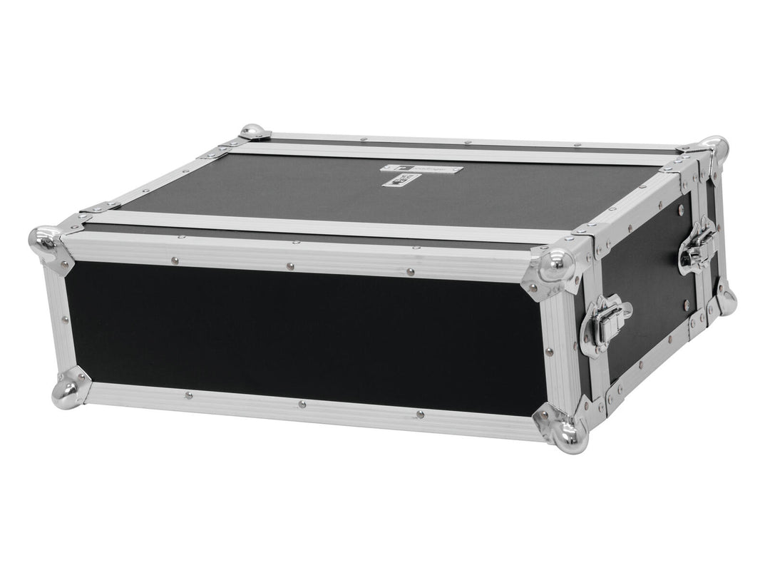 ROADINGER Effect Rack CO DD, 3U, 24cm syvä, musta