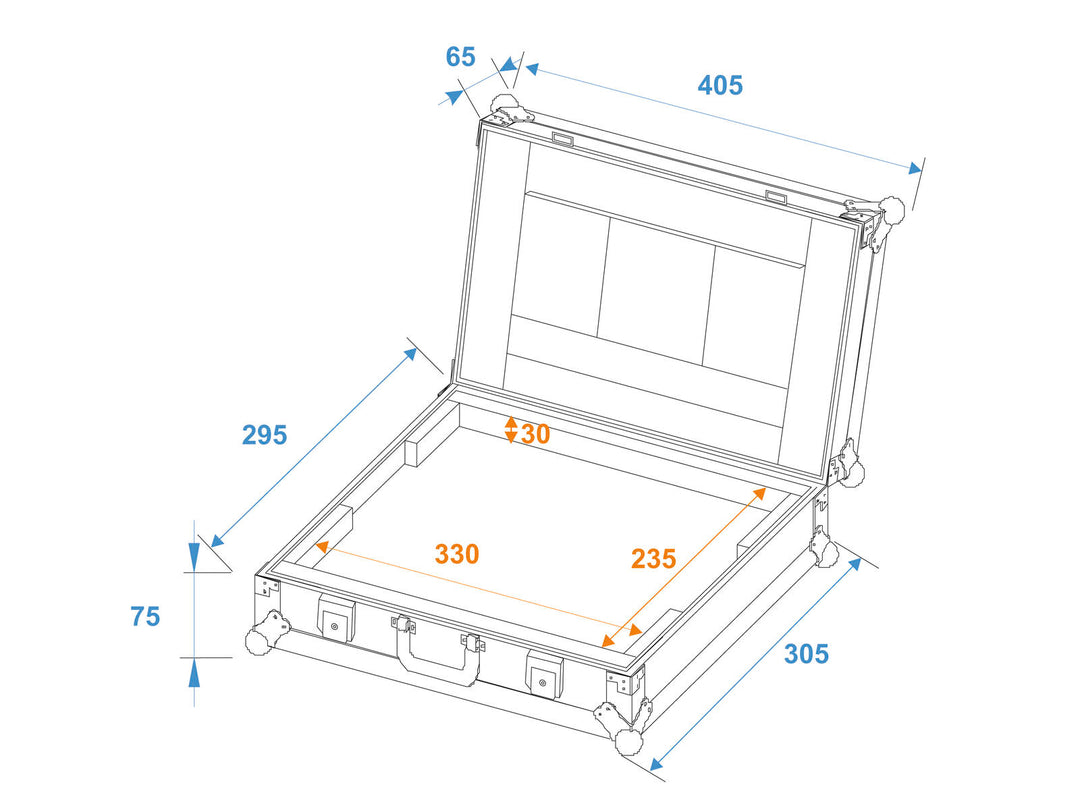 ROADINGER Laptop Case LC-13 enintään 325x230x30mm