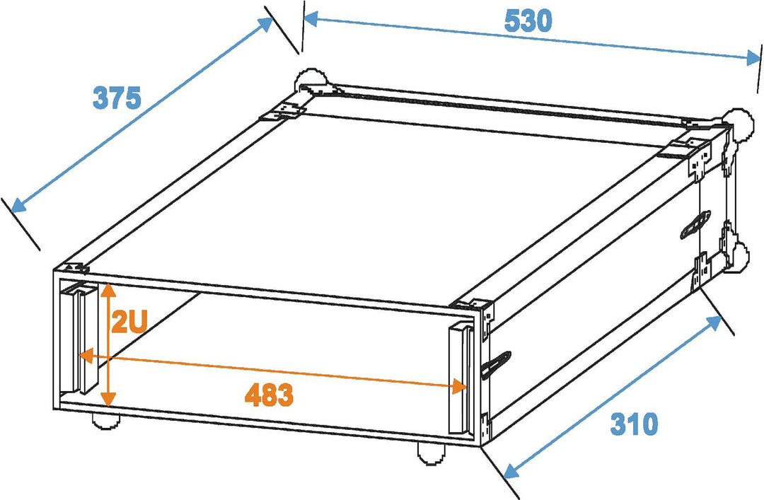 Flightcase langattomille mikrofonijärjestelmille