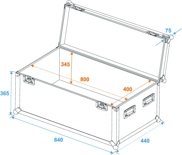 Eurolite Lentokotelo Pro (80 x 40 x 40cm)