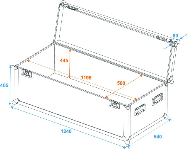 Eurolite Flightcase Pro (120 x 50 x 50cm)