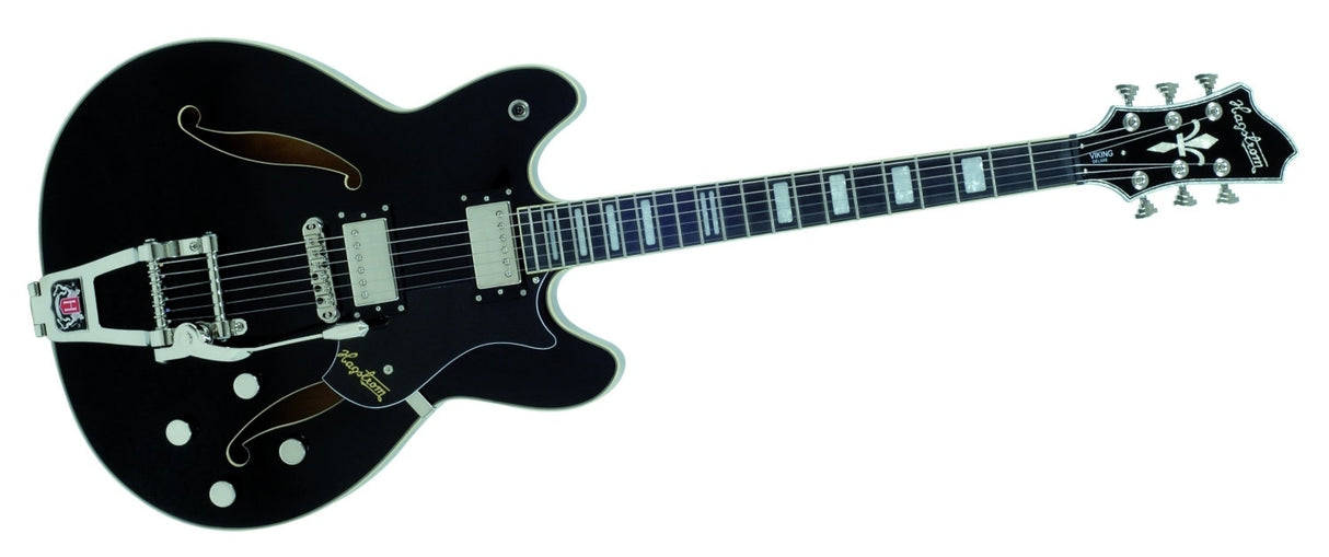 Hagstrom Tremar Viking Deluxe Black