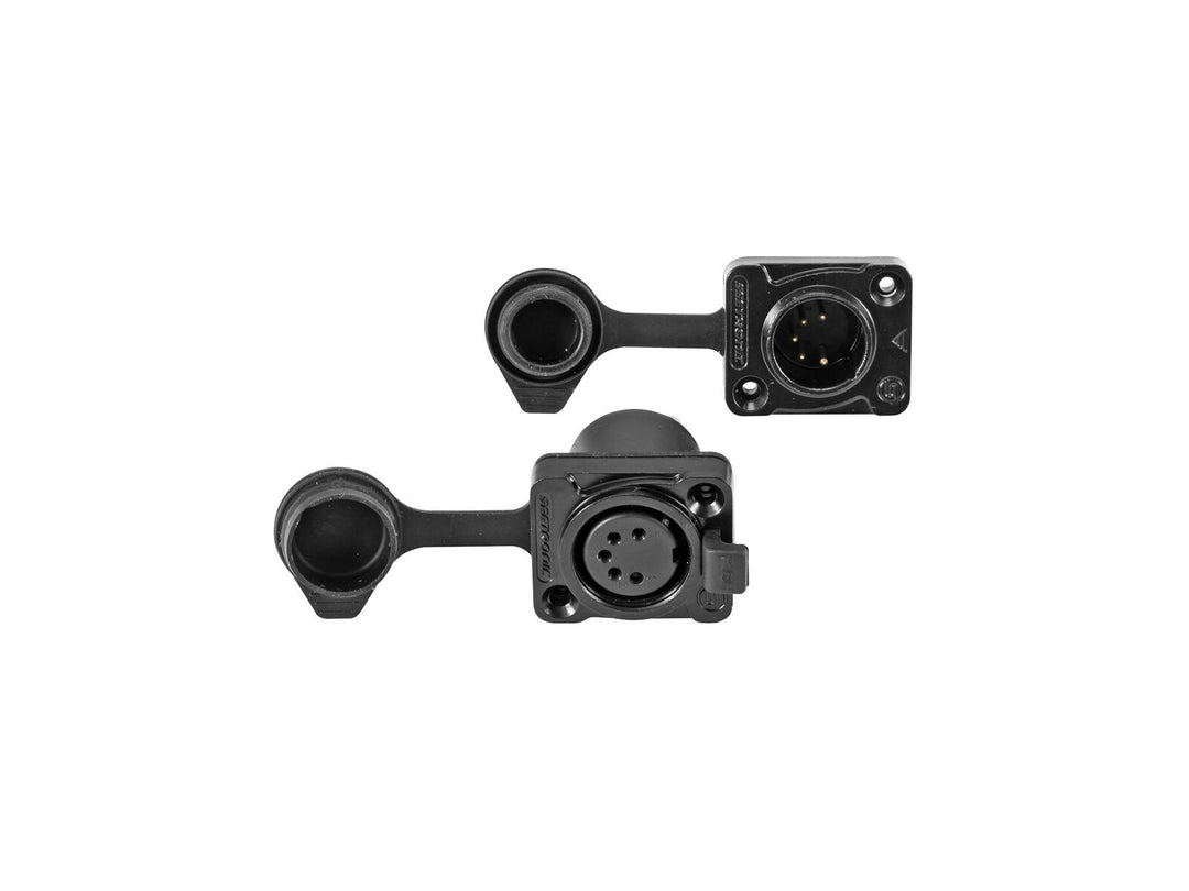 EUROLITE IP XLR set liitin/pistorasia 5-napainen LED IP PIX Strobe RGB CW+WW -laitteelle